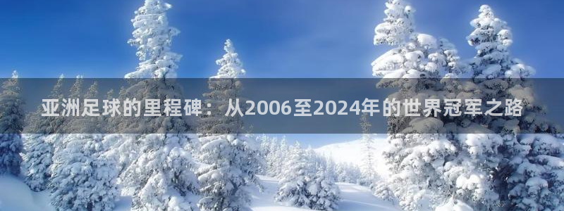 世界杯足球比赛：亚洲足球的里程碑：从2006至2024年的世界冠军之路