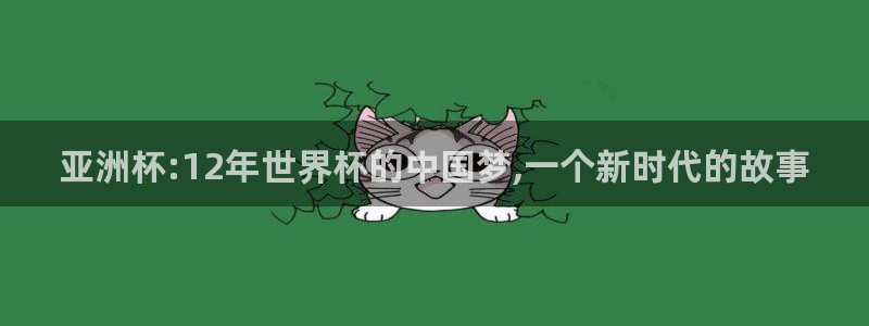 男足世界杯预选赛赛程：亚洲杯:12年世界杯的中国梦,一个新时代的故事